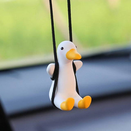 Cool Knit Cap Duck Car Pendant - Fun Gifts & More