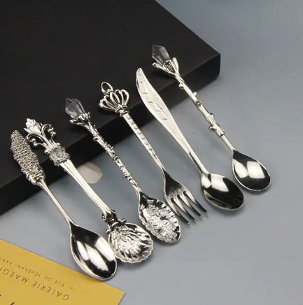 Vintage Dessert Royal Style  Cutlery Set - Fun Gifts & More