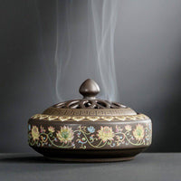 Ceramic Cloisonne Incense Burner, Backward Incense Burner, Incense Channel Enamel - Fun Gifts & More