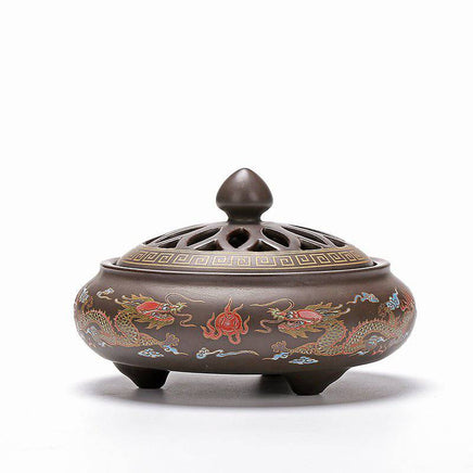 Ceramic Cloisonne Incense Burner, Backward Incense Burner, Incense Channel Enamel - Fun Gifts & More