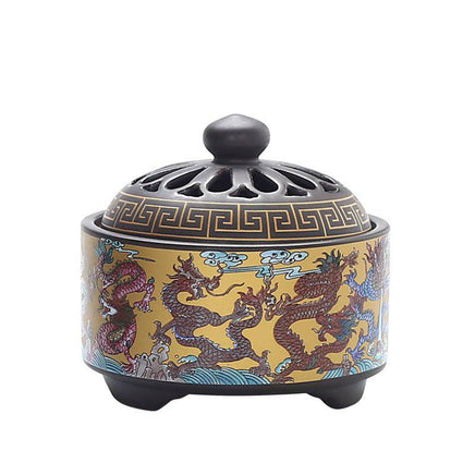 Ceramic Cloisonne Incense Burner, Backward Incense Burner, Incense Channel Enamel - Fun Gifts & More