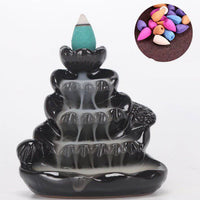 Bergamot Rockery Incense Burner Ceramic Incense Road - Fun Gifts & More