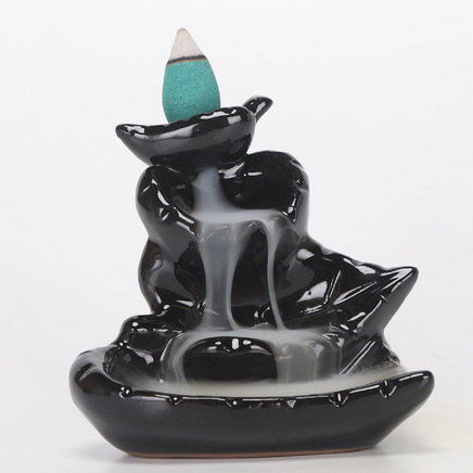 Bergamot Rockery Incense Burner Ceramic Incense Road - Fun Gifts & More