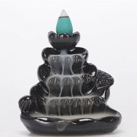 Bergamot Rockery Incense Burner Ceramic Incense Road - Fun Gifts & More