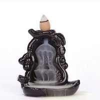 Bergamot Rockery Incense Burner Ceramic Incense Road - Fun Gifts & More