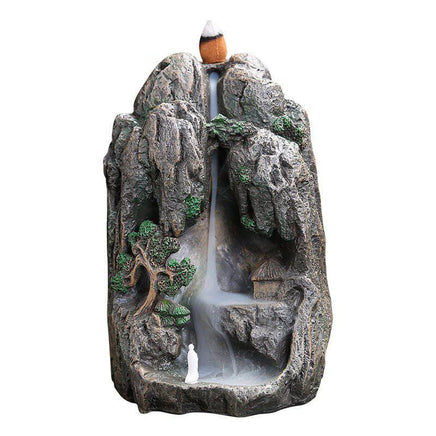 Back incense burner: Fairyland mountain Wonderland Alpine Piano Fairy land forest - Fun Gifts & More