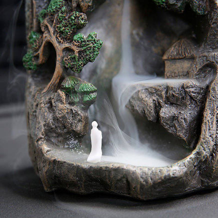 Back incense burner: Fairyland mountain Wonderland Alpine Piano Fairy land forest - Fun Gifts & More