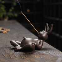 Creative Frog Rabbit Kangaroo Kitten Incense Burner Incense Holder Incense Burner - Fun Gifts & More