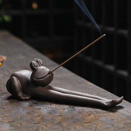 Creative Frog Rabbit Kangaroo Kitten Incense Burner Incense Holder Incense Burner - Fun Gifts & More