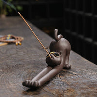 Creative Frog Rabbit Kangaroo Kitten Incense Burner Incense Holder Incense Burner - Fun Gifts & More