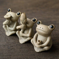 Ceramic Handmade Small Frog Incense Stick Incense - Fun Gifts & More