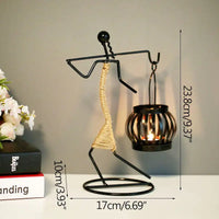 Nordic Metal Candlestick - Fun Gifts & More