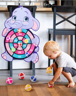 Children's Cartoon Animal Dart Board - Fun Gifts & More