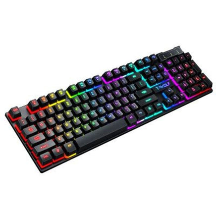 Gaming Usb Luminous Wired Keyboard Floating Manipulator - Fun Gifts & More