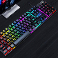 Gaming Usb Luminous Wired Keyboard Floating Manipulator - Fun Gifts & More