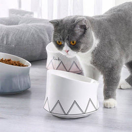 Ceramic pet cat bowl - Fun Gifts & More