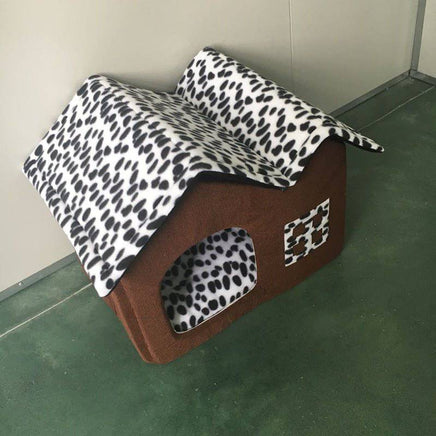 Winter Pet Cat Dog House - Fun Gifts & More