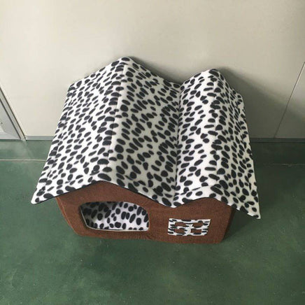 Winter Pet Cat Dog House - Fun Gifts & More