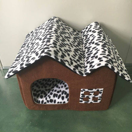 Winter Pet Cat Dog House - Fun Gifts & More