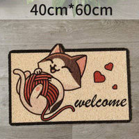 Pet Cat Dog Panda Giraffe Welcome Mat - Fun Gifts & More