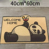 Pet Cat Dog Panda Giraffe Welcome Mat - Fun Gifts & More