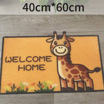 Pet Cat Dog Panda Giraffe Welcome Mat - Fun Gifts & More