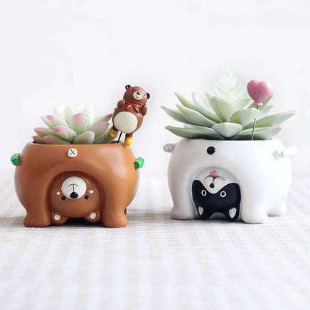 Cartoon Animal Flower Pots - Fun Gifts & More