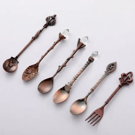 Vintage Dessert Royal Style  Cutlery Set - Fun Gifts & More