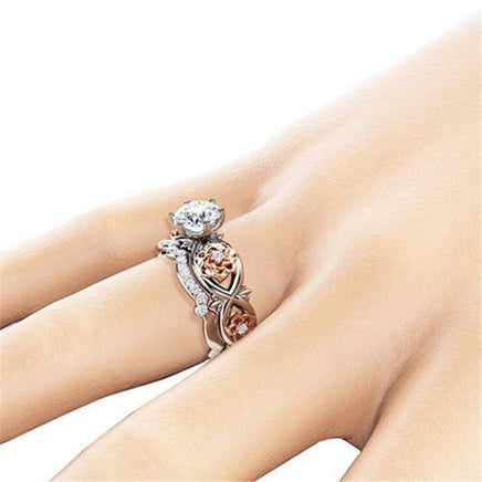 Color Rose Flower Ring - Fun Gifts & More