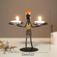 Nordic Metal Candlestick - Fun Gifts & More