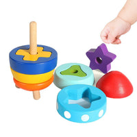 Wooden Rocket Sorting Toy - Fun Gifts & More