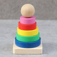 Wooden Rocket Sorting Toy - Fun Gifts & More