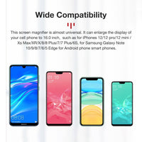 16 Inch 3D Mobile Phone Screen Video Movie Game Amplifier Phone Magnifying Glass Holder Folding Holder Radiation Protection HOT - Fun Gifts & More