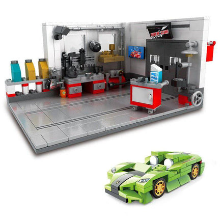 Building Block Garage Car Toys - Fun Gifts & More