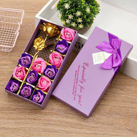 Rose Soap Flower Gift Box 12 Soap Flower Gift Box - Fun Gifts & More