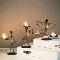 Nordic Metal Candlestick - Fun Gifts & More