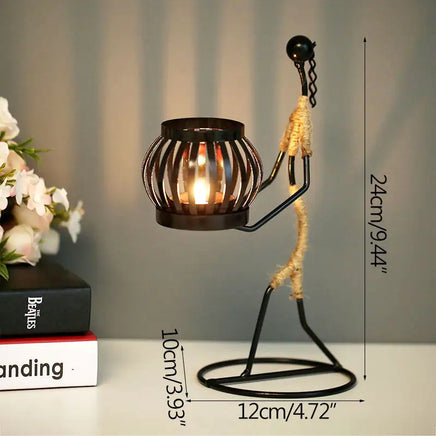 Nordic Metal Candlestick - Fun Gifts & More