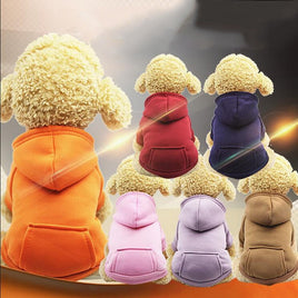 Soft Fleece Pet Dog Hoodie - Fun Gifts & More