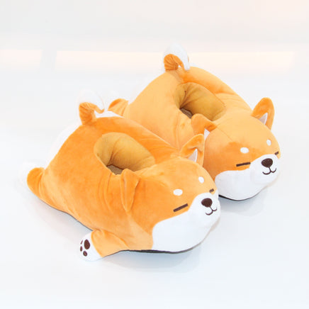 Puppy Home Plush Slippers - Fun Gifts & More