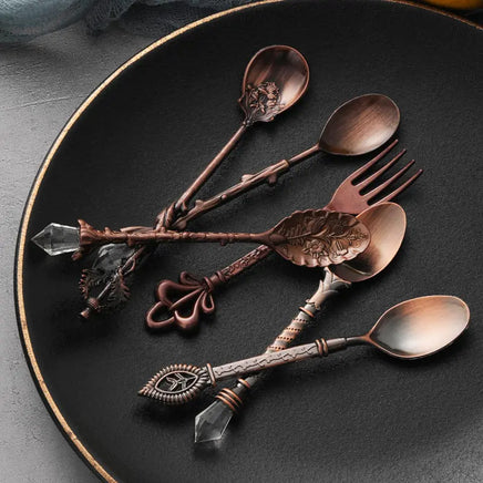 Vintage Dessert Royal Style  Cutlery Set - Fun Gifts & More