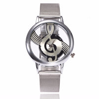 Women's Hollow Music Note Fashion Watch - Fun Gifts & More