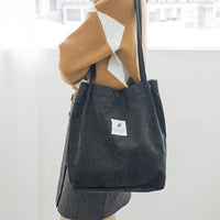 Women Corduroy Canvas Shoulder Bags - Fun Gifts & More