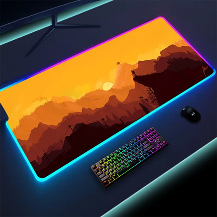 Luminous LED Lighting Mouse Pad - Fun Gifts & More