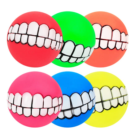 Pet Ball Teeth Silicon Chew Toys for Large Breeds - Fun Gifts & More