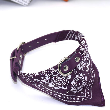 Small Pet Collar PU Adjustable Leather Scar - Fun Gifts & More