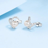 Freshwater Pearl Engagement Stud Earring - Fun Gifts & More