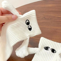 Magnetic Holding Hands Couple Socks - Fun Gifts & More