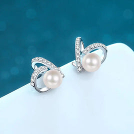 Freshwater Pearl Engagement Stud Earring - Fun Gifts & More