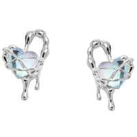 Sterling Silver Blue Stone Earrings - Fun Gifts & More