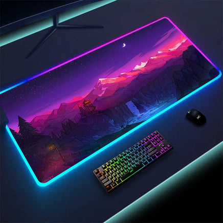 Luminous LED Lighting Mouse Pad - Fun Gifts & More